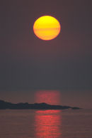 Sunset west of Burra Isle